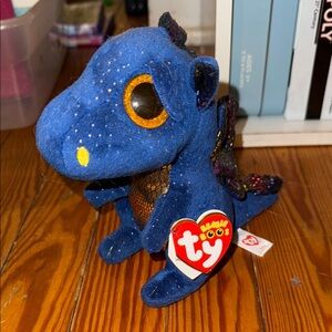 Ty Blue and Black Stuffed Animal Plush